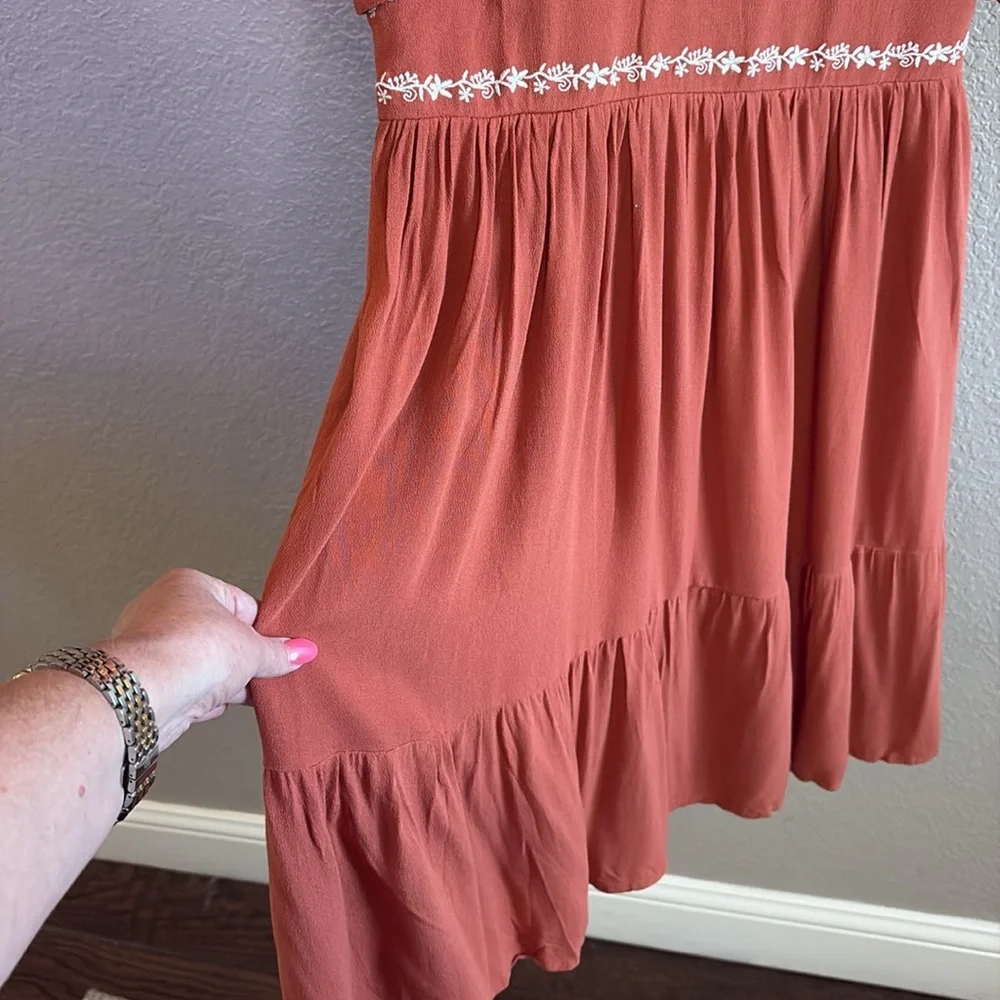 Baltic Born In Loom Santa Fe Dress/ Rust/ Size Large/ NWT - Picture 4 of 6